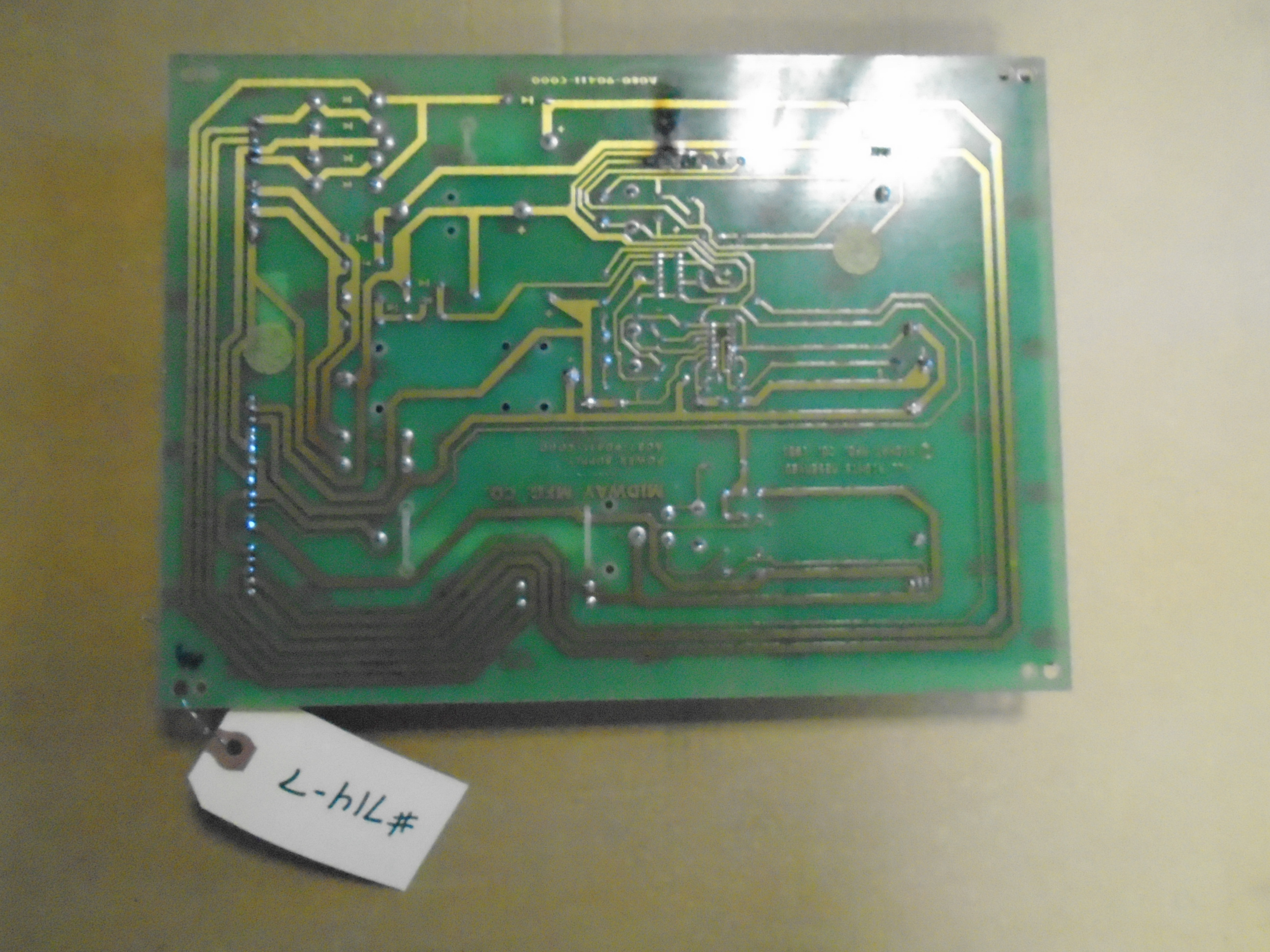 Midway Bally Power Supply Arcade Machine Game PCB Printed ... printed circuit board schematics 